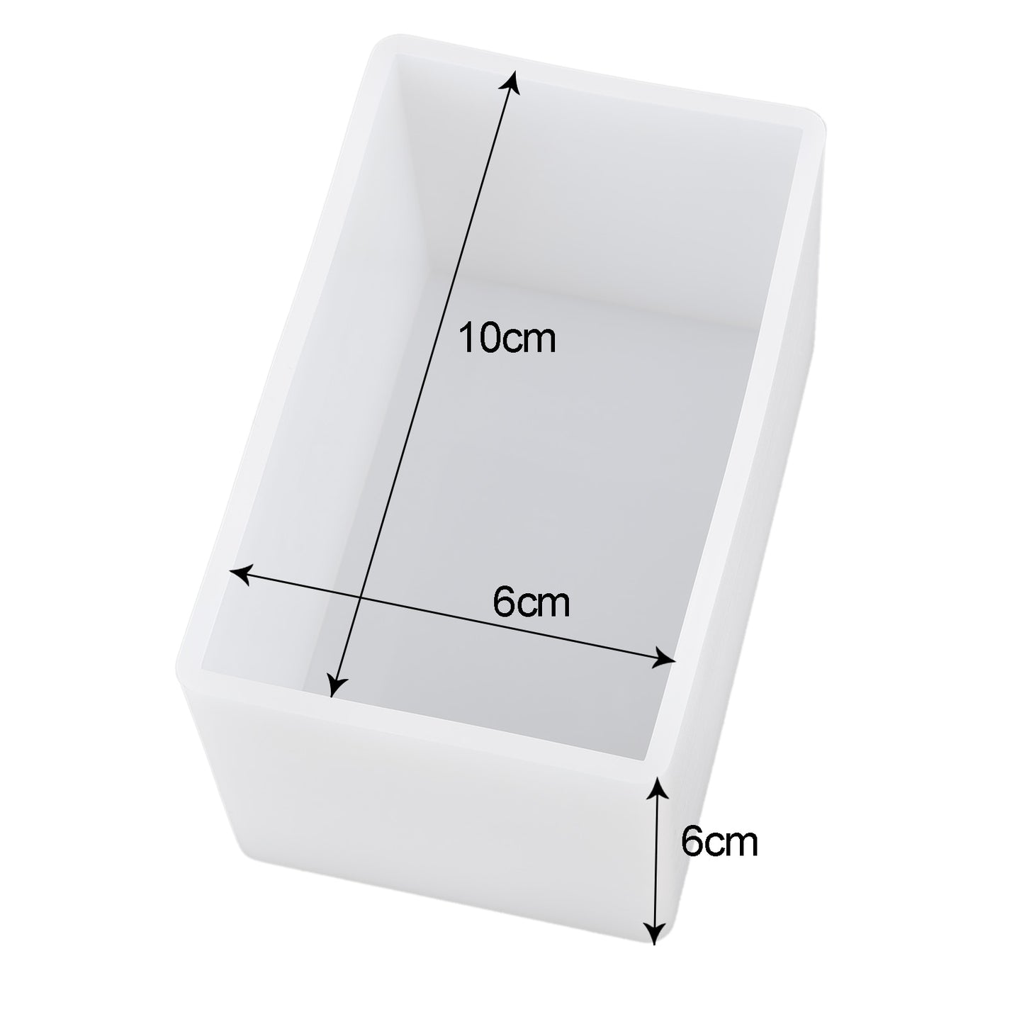 Cuboid Cube Resin Mold Crystal Epoxy Silicone Mold DIY Jewelry Pendant Storage Tray Mold Square Rectangular Casting Accessories