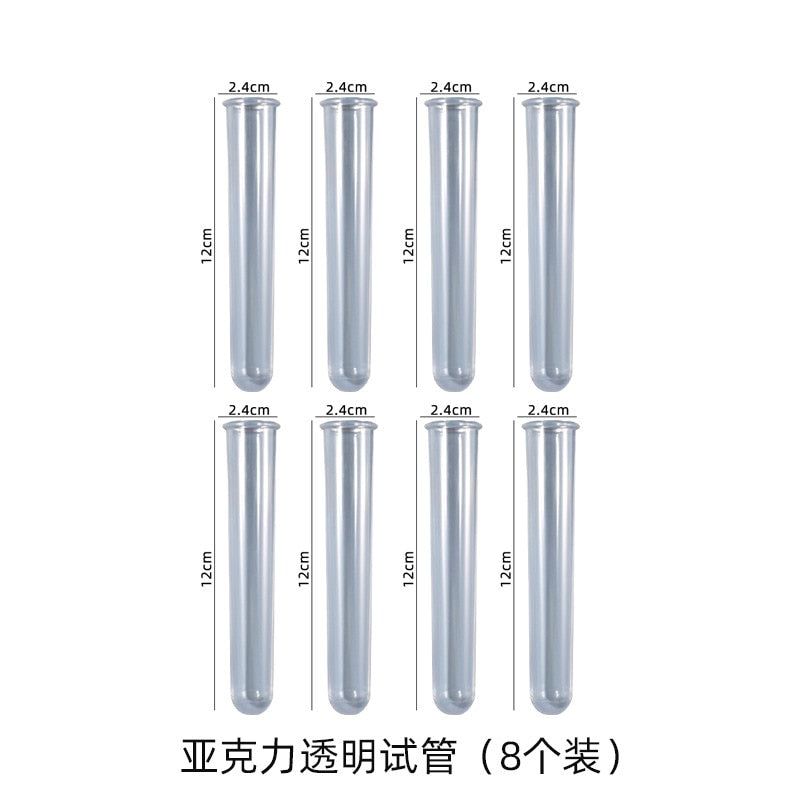 DIY Crystal Resin Silicone Mold Irregular Test Tube Vase Water Culture Plant Silicone Mold For Resin Making Epoxy Mirror Molds