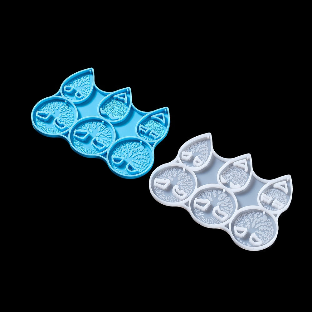 Butterfly Leaf Earrings Pendant Epoxy Resin Silicone Molds Hollow Arts Crafts Making For DIY Charms Pendant Jewelry Molds