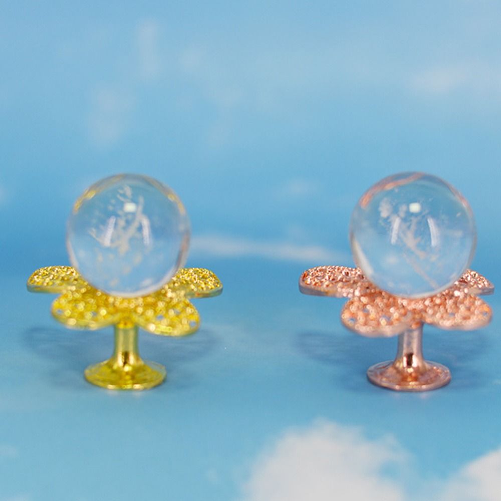 1Pc Metal Butterfly Display Base Holder Stand for Crystal Ball Sphere Support Home Decoration Ornaments Craft Gift