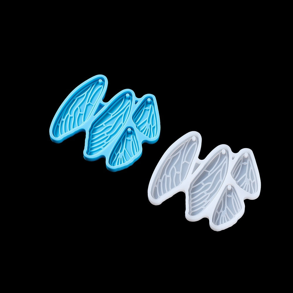 Butterfly Leaf Earrings Pendant Epoxy Resin Silicone Molds Hollow Arts Crafts Making For DIY Charms Pendant Jewelry Molds