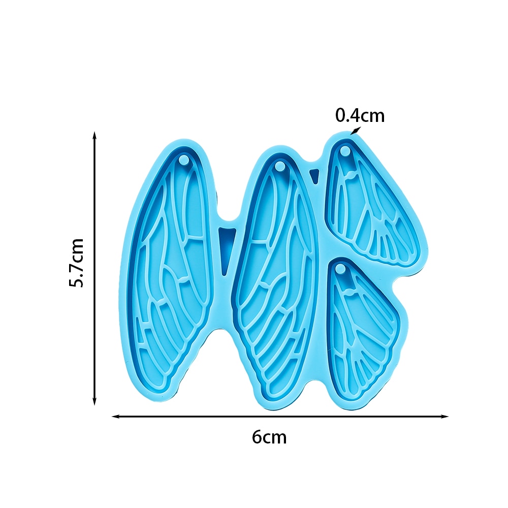 Butterfly Leaf Earrings Pendant Epoxy Resin Silicone Molds Hollow Arts Crafts Making For DIY Charms Pendant Jewelry Molds