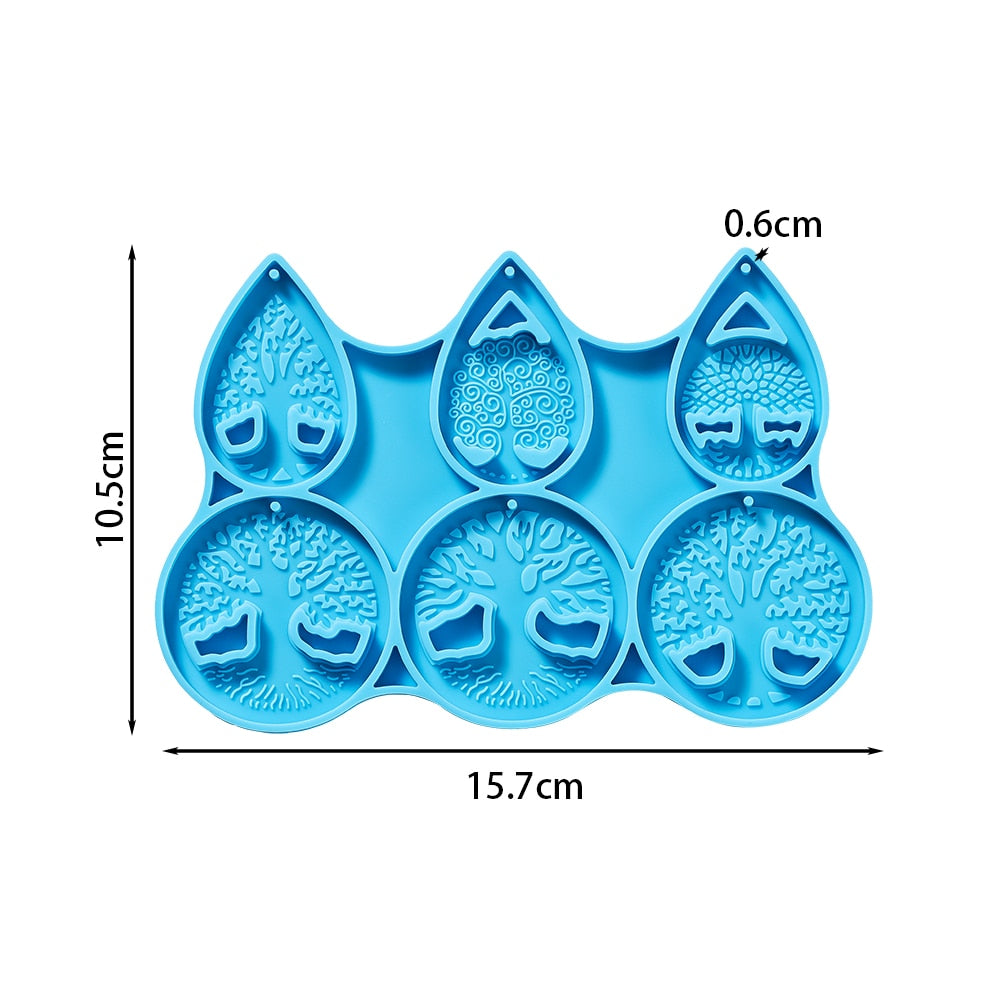 Butterfly Leaf Earrings Pendant Epoxy Resin Silicone Molds Hollow Arts Crafts Making For DIY Charms Pendant Jewelry Molds