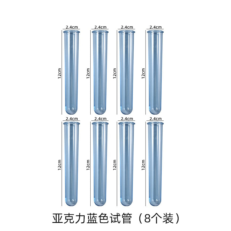 DIY Crystal Resin Silicone Mold Irregular Test Tube Vase Water Culture Plant Silicone Mold For Resin Making Epoxy Mirror Molds