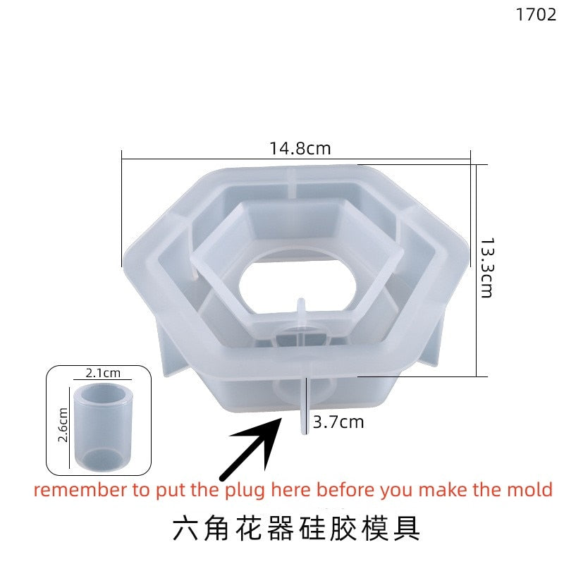 DIY Crystal Resin Silicone Mold Irregular Test Tube Vase Water Culture Plant Silicone Mold For Resin Making Epoxy Mirror Molds