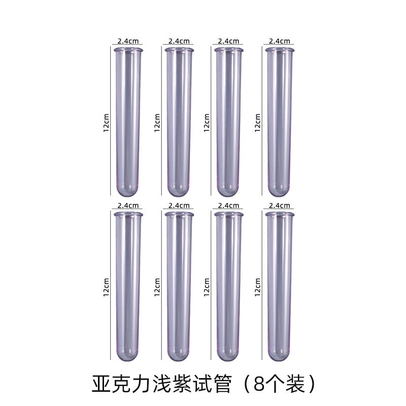 DIY Crystal Resin Silicone Mold Irregular Test Tube Vase Water Culture Plant Silicone Mold For Resin Making Epoxy Mirror Molds