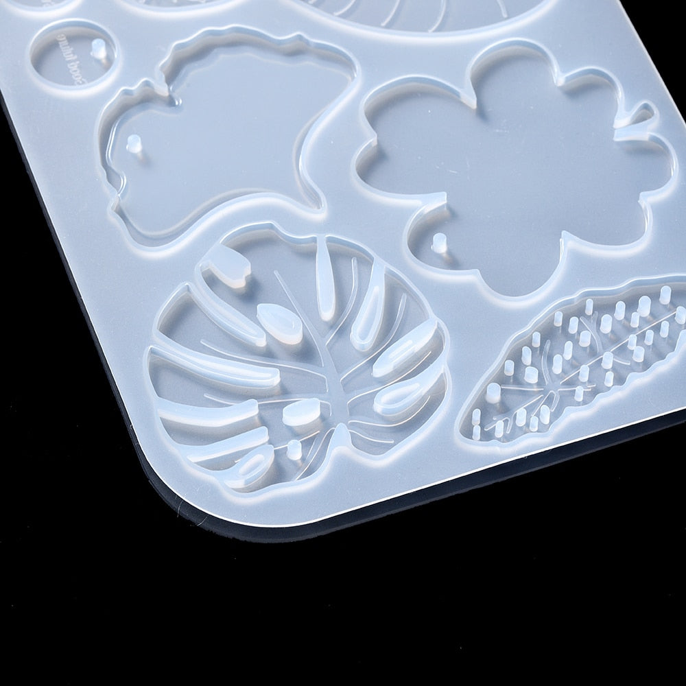 Butterfly Leaf Earrings Pendant Epoxy Resin Silicone Molds Hollow Arts Crafts Making For DIY Charms Pendant Jewelry Molds